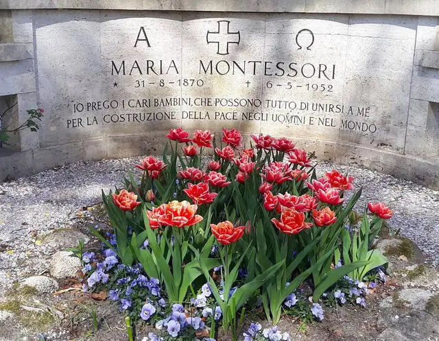 Primetime, Decline and Revival - Grave of Dr. Maria Montessori