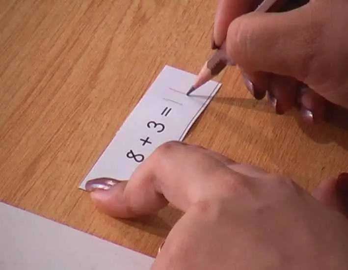 Montessori Addition Chart 4 - Step 4