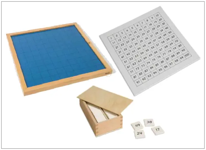 Montessori Hundred Board