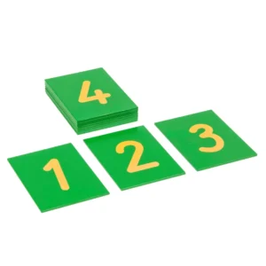 Unit 4 (M5) - Montessori Mathematics Activities - Counting till Ten - Montessori Sandpaper Numbers 1 Montessori Sandpaper Numbers set